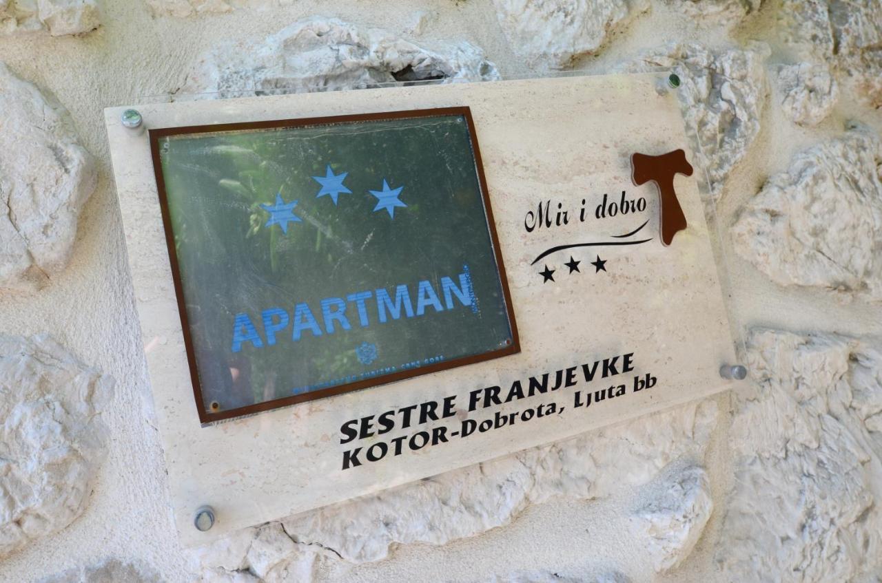 Tau Mir I Dobro Διαμέρισμα Κότορ Εξωτερικό φωτογραφία